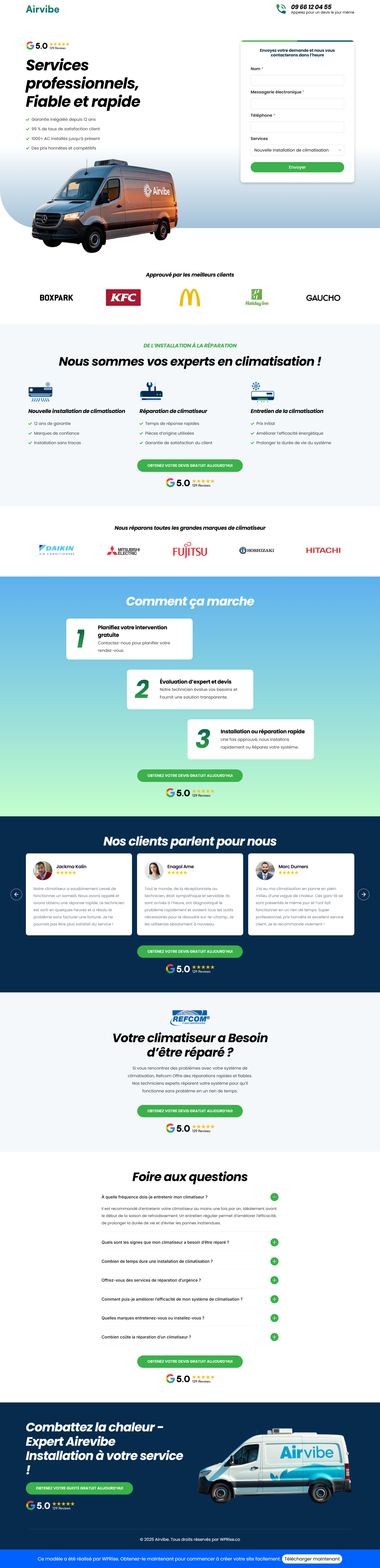 img maquette conception site google sites pour commerçant et boutique